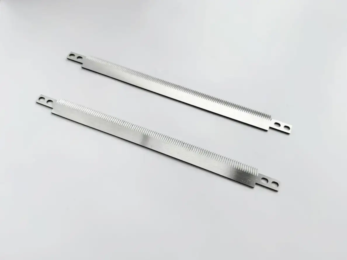 custom long serrated blade | industrial packaging machine toothed cutter custom long serrated blade | industrial packaging machine toothed cutter